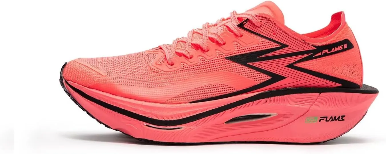 361 Flame 3.0 Running Shoes for Men Wide Foot Sneakers Lightweight, Breathable, Carbon Plate, Non-Slip Marathon Daily Training Shoes