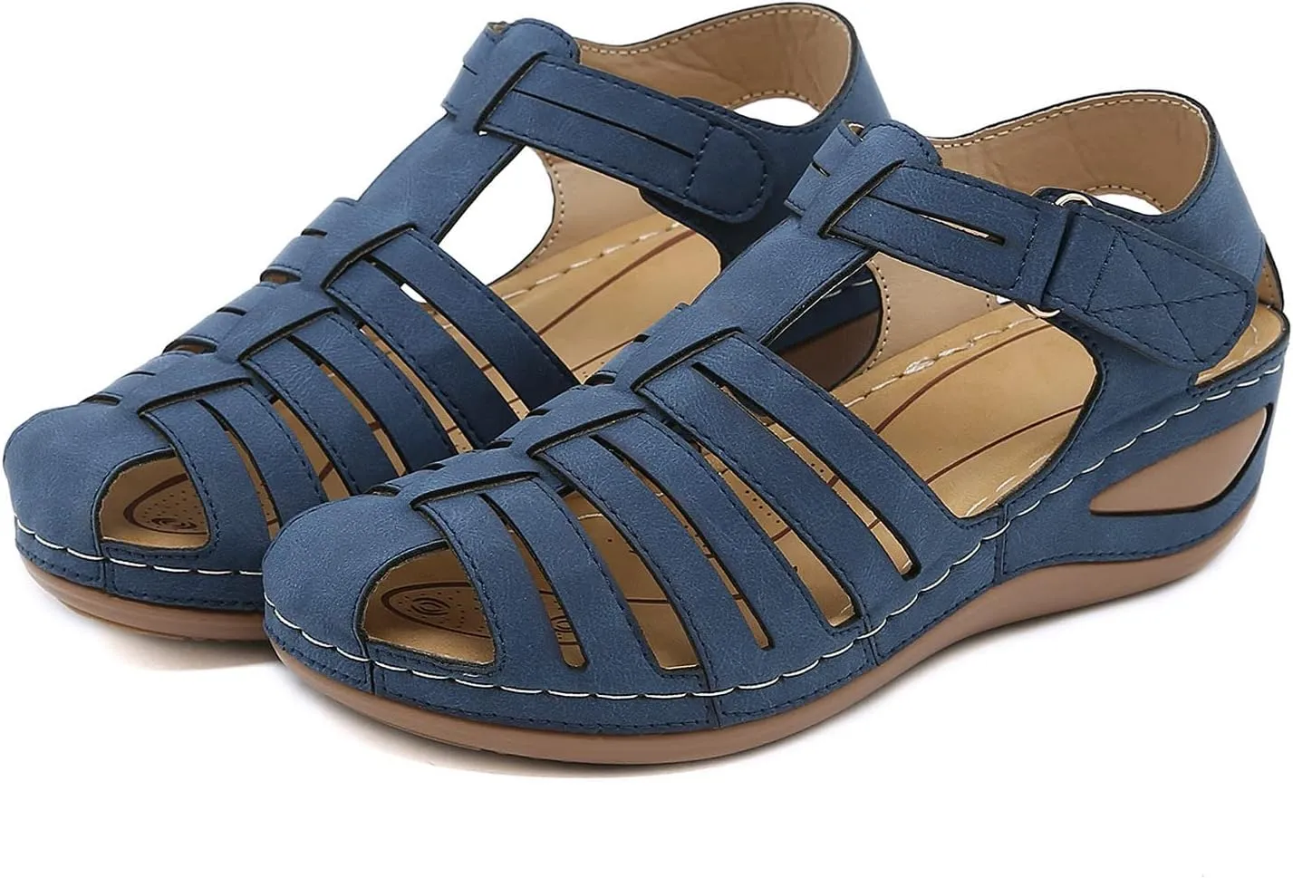7.5 Wide Orthopedic Slippers for Women Sandals Women Dressy Summer Flat Comfortable Summer Shoes for Women 2024 White Ladies Walking Sandals Fisherman Sandals for Women Flower Sandals for Women