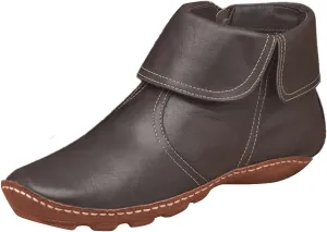 Ankle Boots for Women Low Heel Lace Up Arch Support Boots Side Zip Vintage Damping Shoes Flat Heel Boots