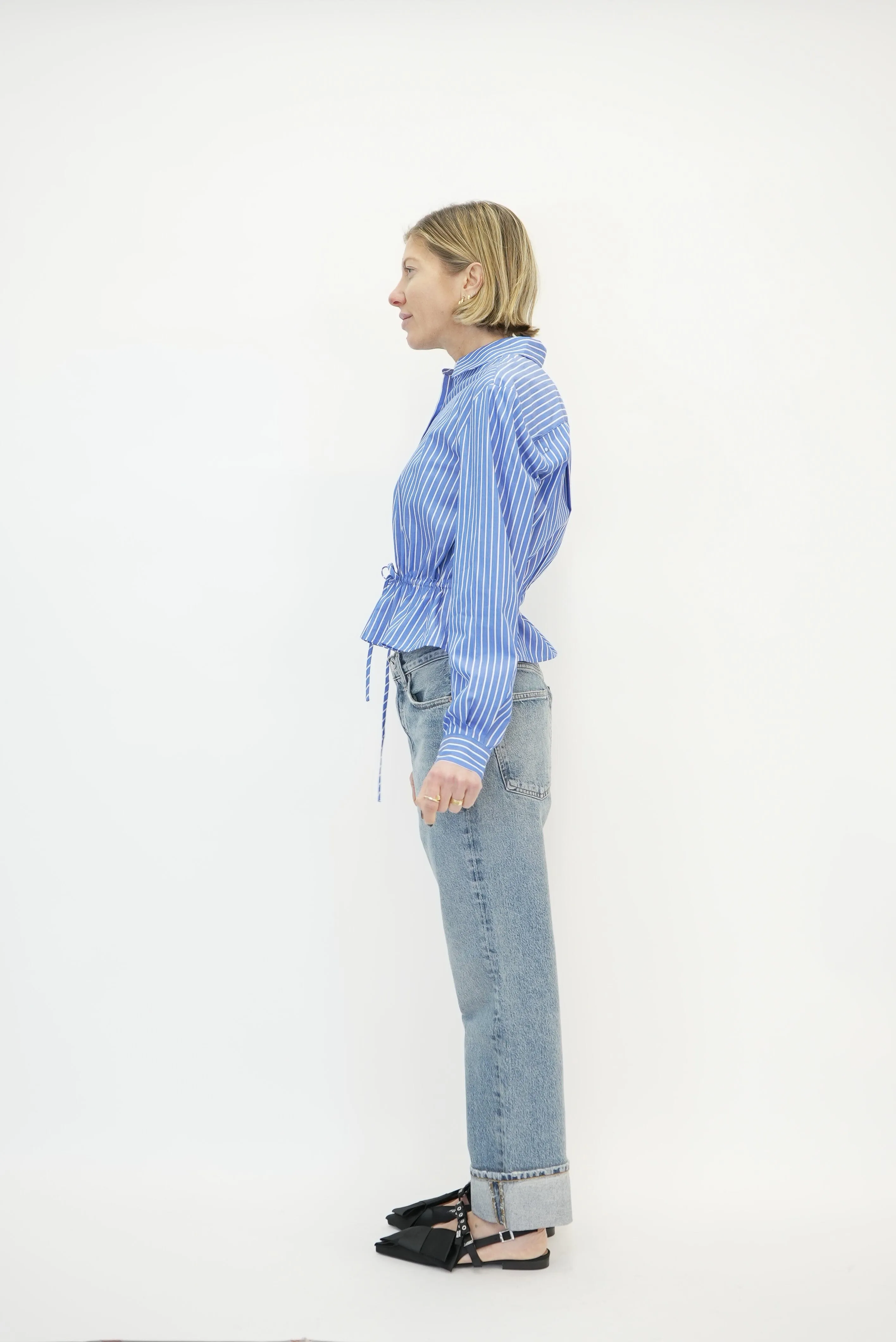 ARTHUR WAIST STRIPES SHIRT