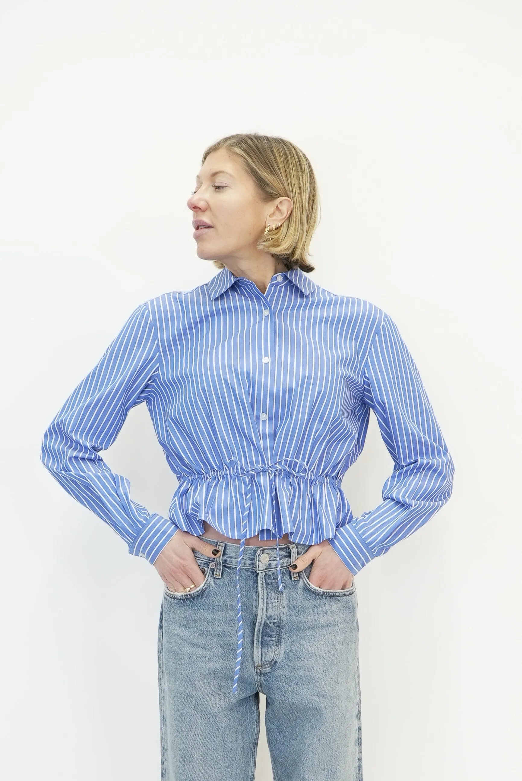 ARTHUR WAIST STRIPES SHIRT