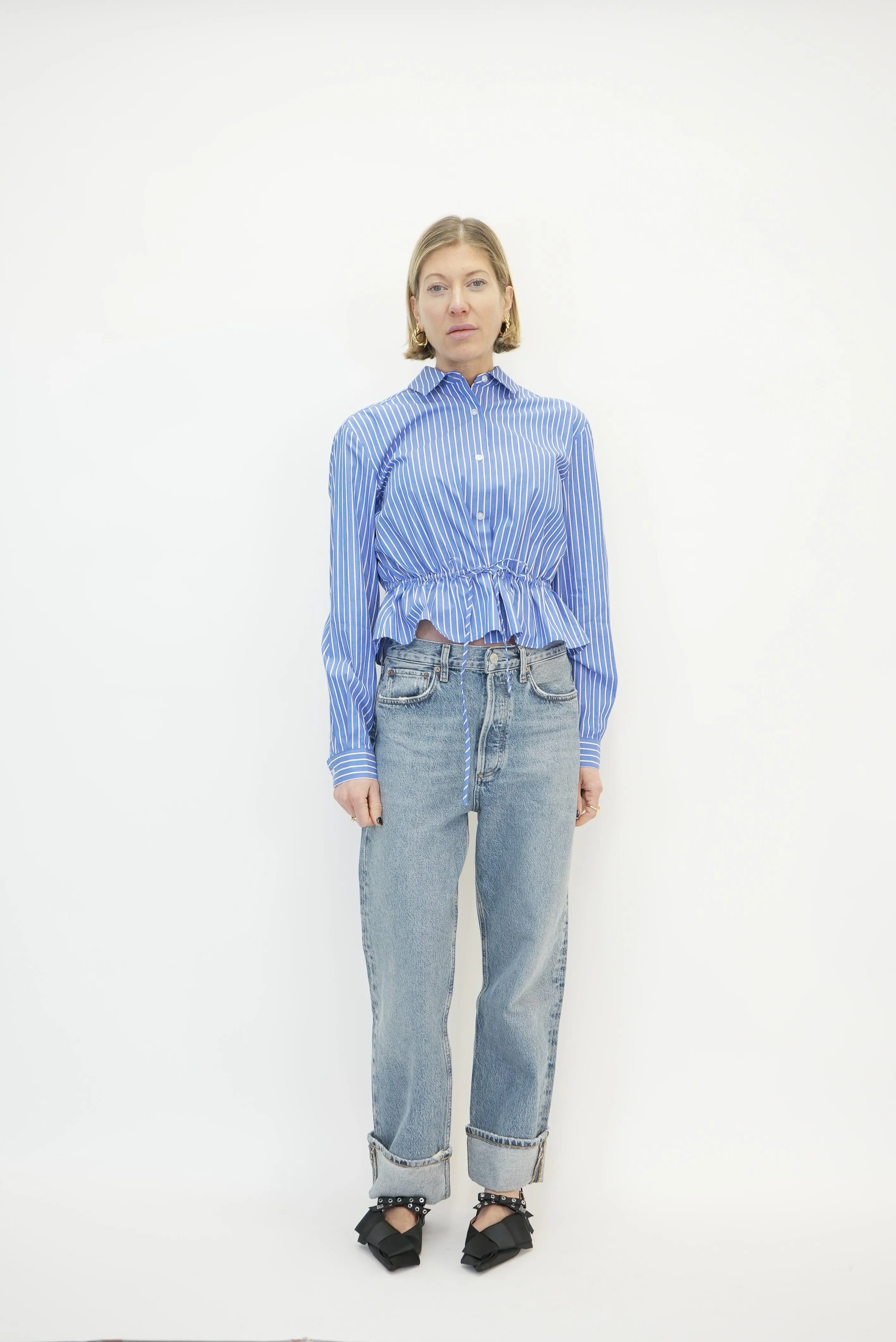 ARTHUR WAIST STRIPES SHIRT