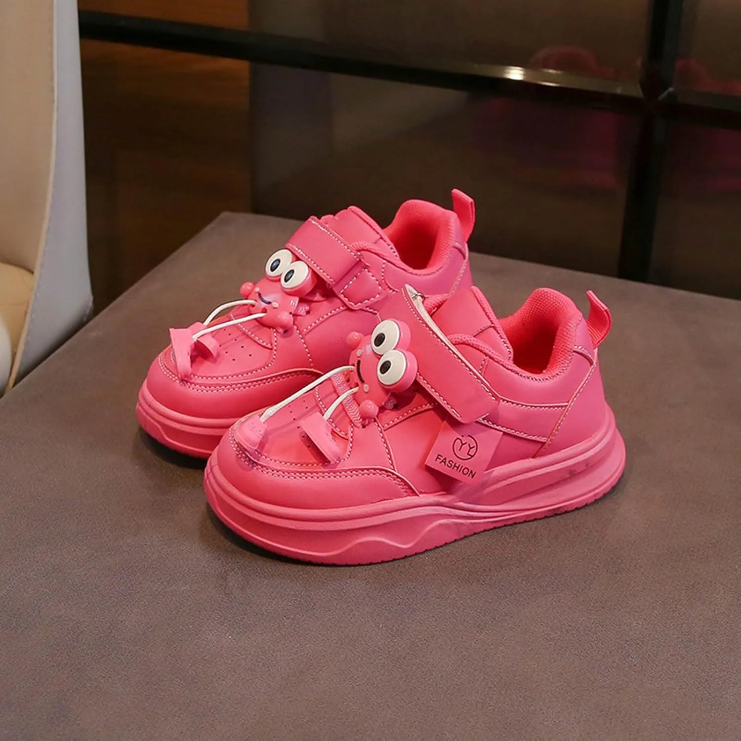 ??artoon Animal Sneaker for Toddler Baby Boys Girls Open Toe Memory Foam Sport Shoes Flat Sole Non Slip Breathable Shoes