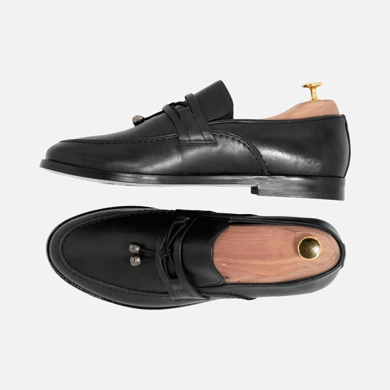 Aurora Men??s Dress Loafers ?C Elegant Leather Slip-On Shoes | Premium Business Casual Footwear | Comfortable All-Season Soft Leather Loafers