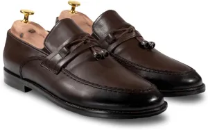 Aurora Men??s Dress Loafers ?C Elegant Leather Slip-On Shoes | Premium Business Casual Footwear | Comfortable All-Season Soft Leather Loafers
