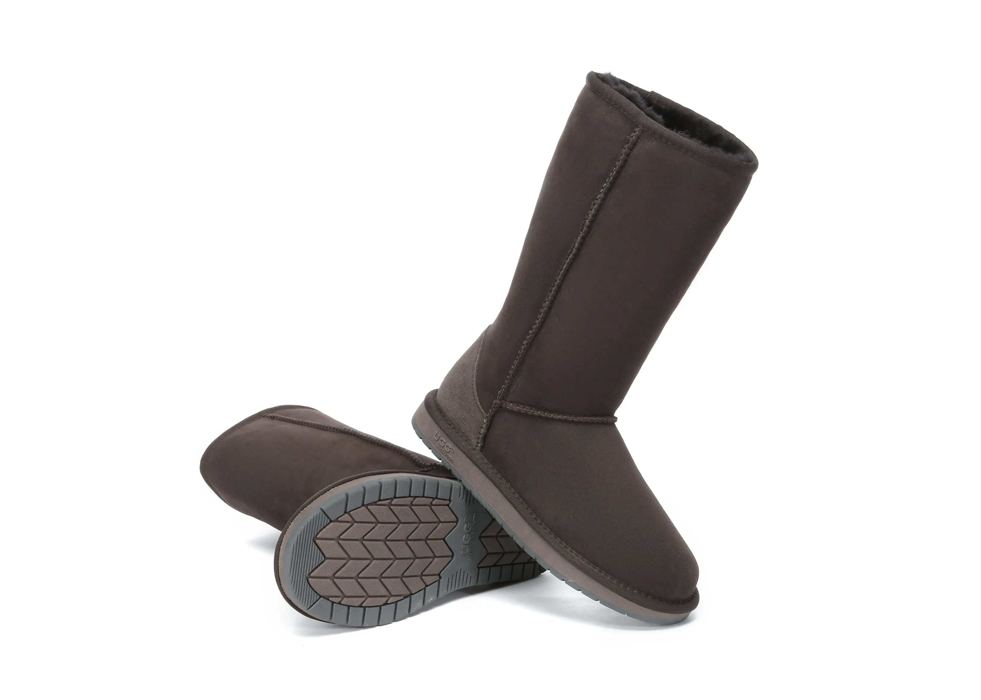 AUSTRALIAN SHEPHERD® UGG Boots Double Face Sheepskin Wool Tall Classic