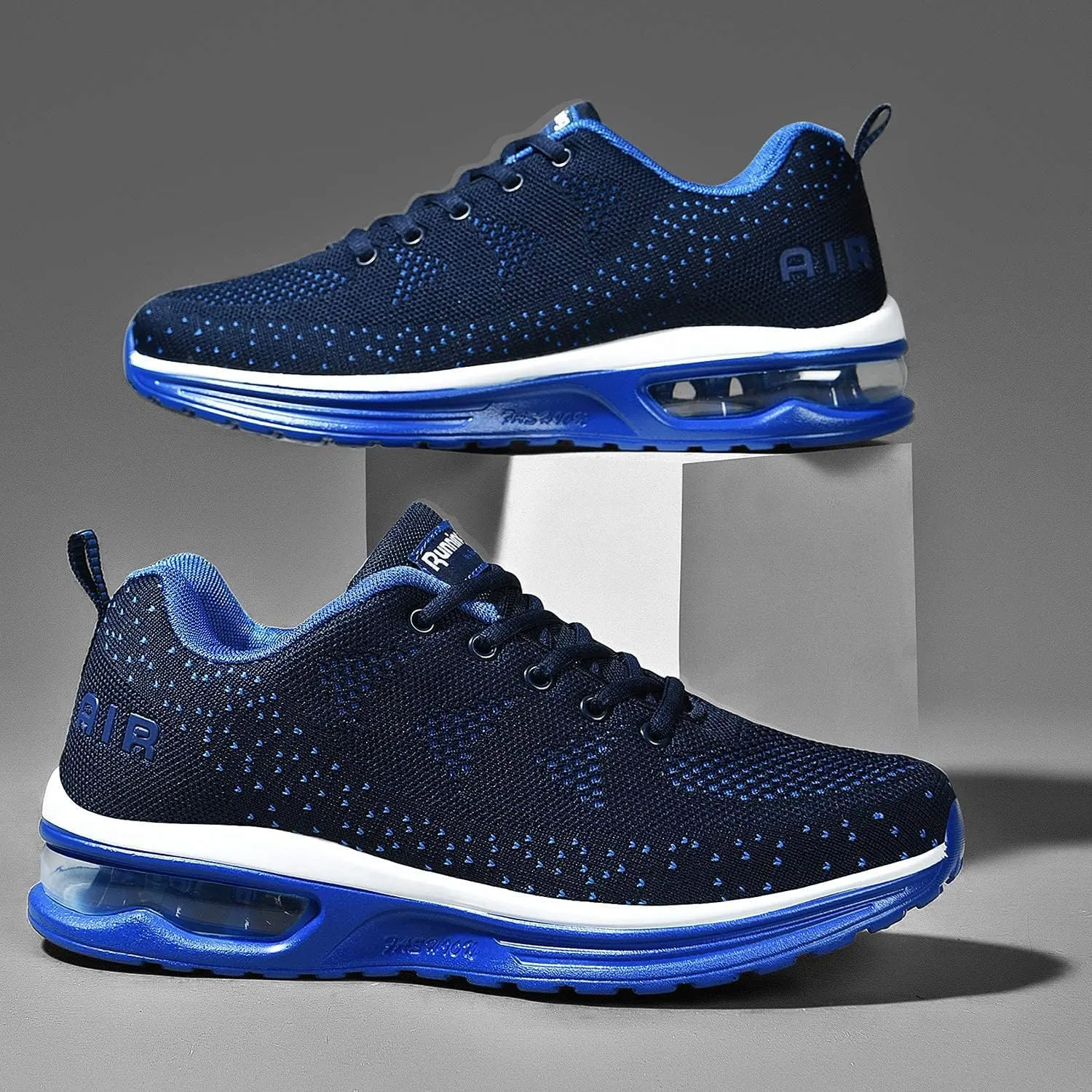 Autper Mens Athletic Running Shoes Sneakers Lightweight Sport Gym Jogging Walking Tennis Sneakers US 6.5-US 12.5