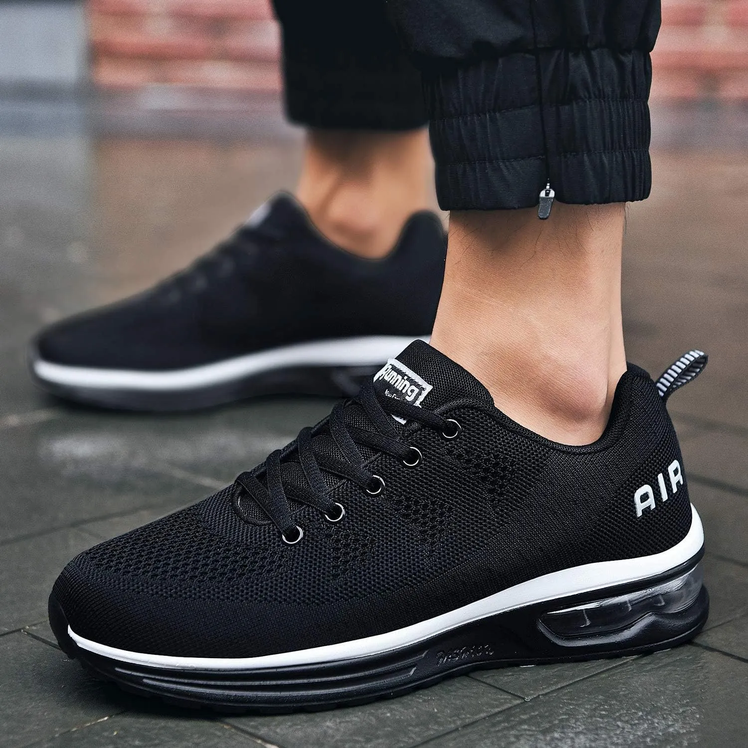 Autper Mens Athletic Running Shoes Sneakers Lightweight Sport Gym Jogging Walking Tennis Sneakers US 6.5-US 12.5