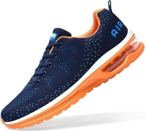 Autper Mens Athletic Running Shoes Sneakers Lightweight Sport Gym Jogging Walking Tennis Sneakers US 6.5-US 12.5