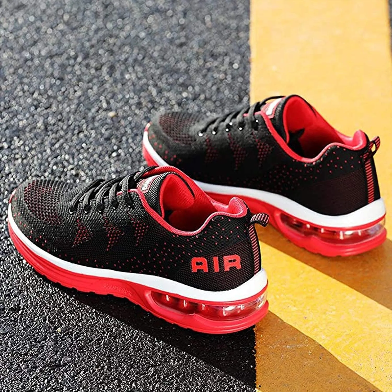 Autper Mens Athletic Running Shoes Sneakers Lightweight Sport Gym Jogging Walking Tennis Sneakers US 6.5-US 12.5