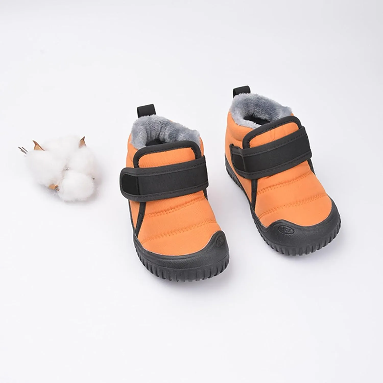 Baby Boys Girls Winter Warm Shoes Cozy Fleece Snow Boots Toddler Non-Slip Walking Shoes Infant Character Boots for Girls