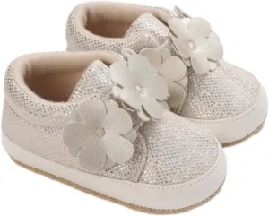 Baby First Walking Shoes Toddler Slip on Shoes Girls Casual Sneakers Glitter Boy Running Tennis Footwear