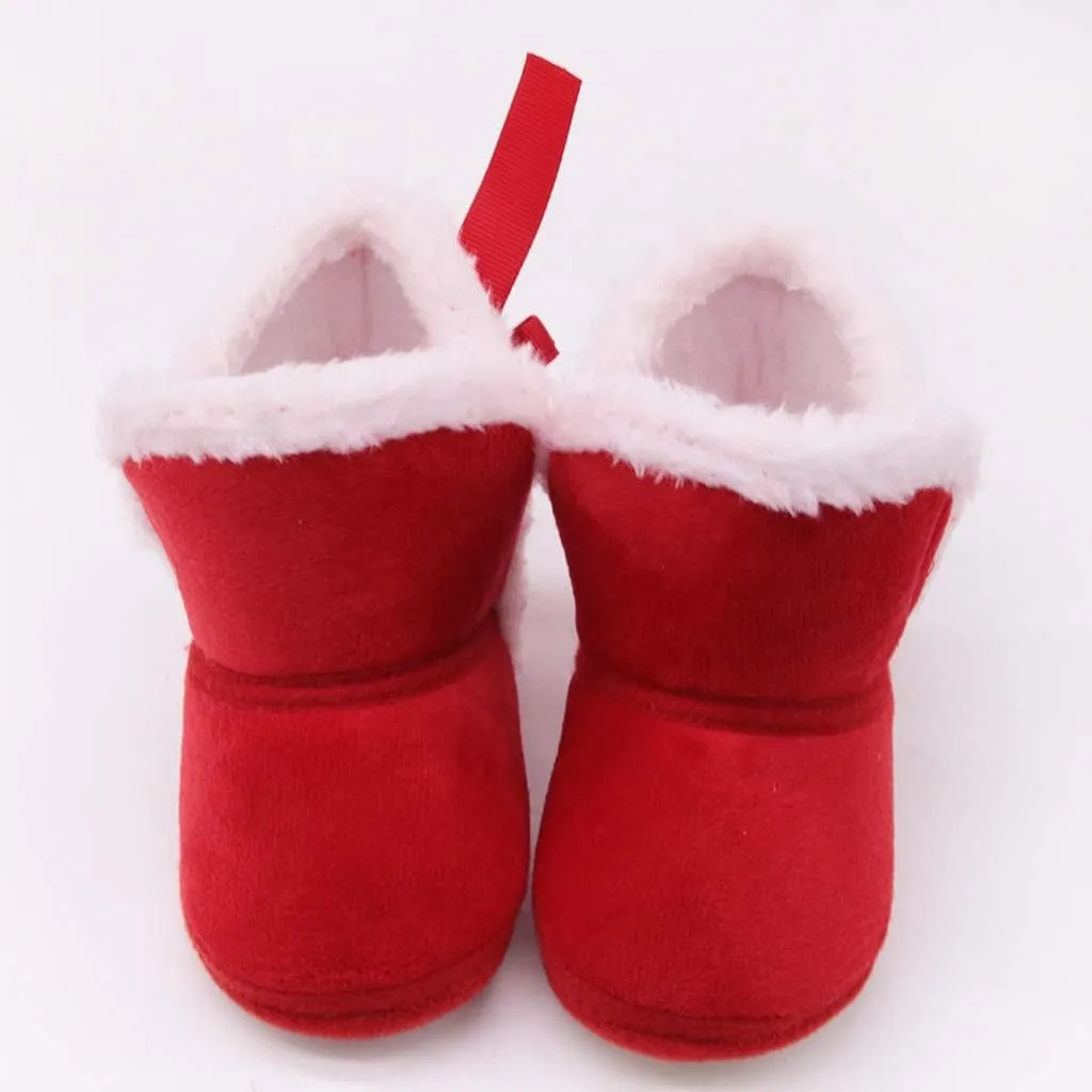 Baby Girl Shoes Prewalker Baby Snow Warm Girls Winter Toddler Infant Boys Shoes -Slip Boots Baby Shoes Cute