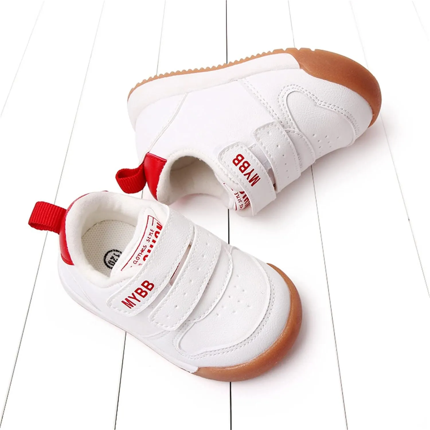 Baby High Top Shoes Infant Boys Girls First Walking Shoes Non-Slip Pu Leather Sneakers Crib Shoes Newborn Loafer Flats