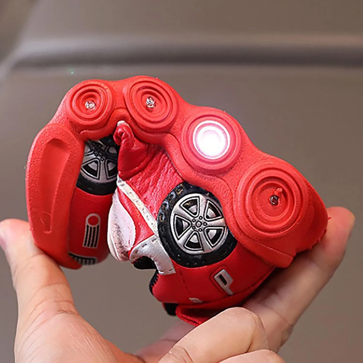 Baby Toddler Fashion Light Shoes Boys Girls Cartoon Car Casual Light Up Shoes for Sports Tennis Running and Walking