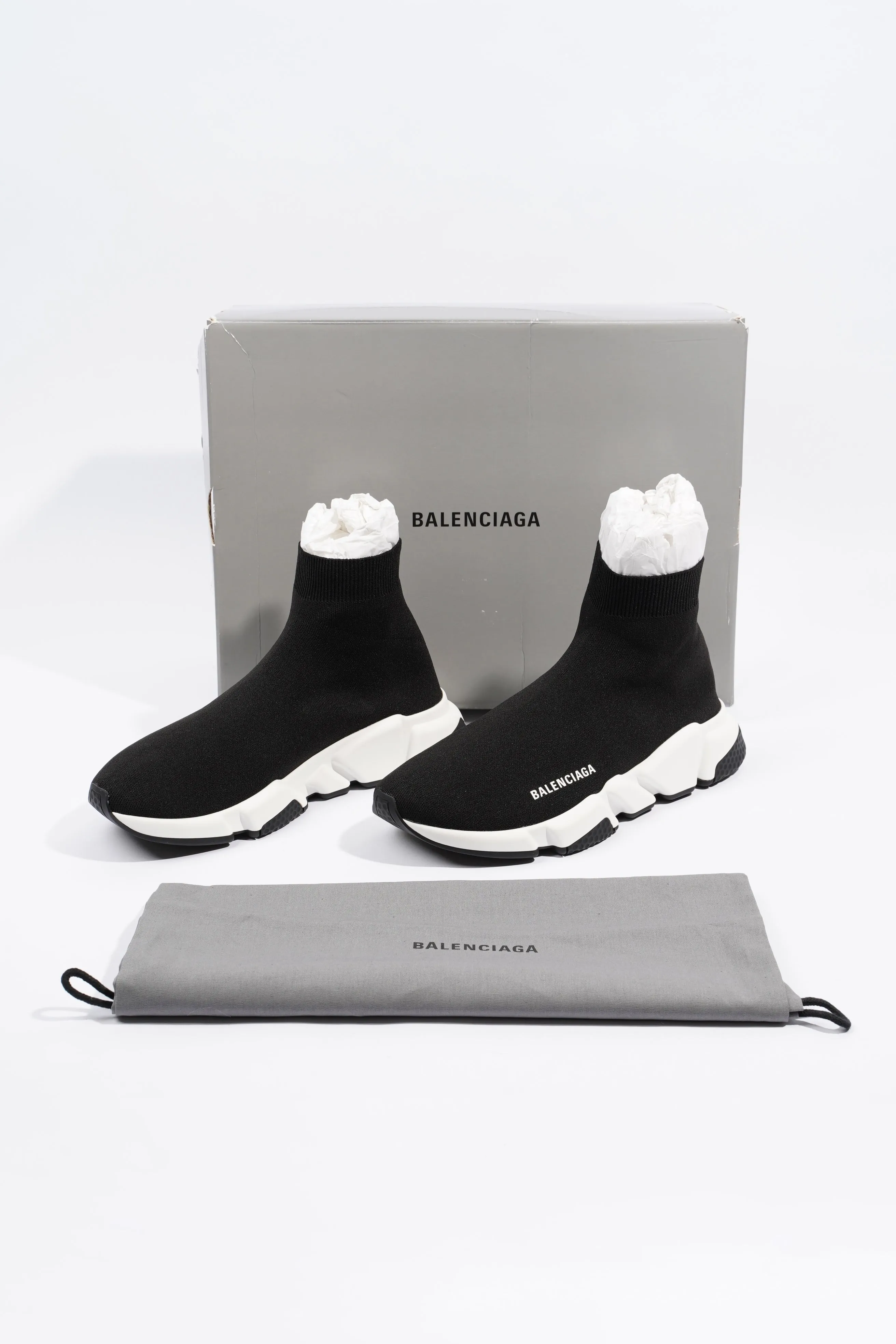 Balenciaga Mens Speed Black / White EU 40 / UK 6