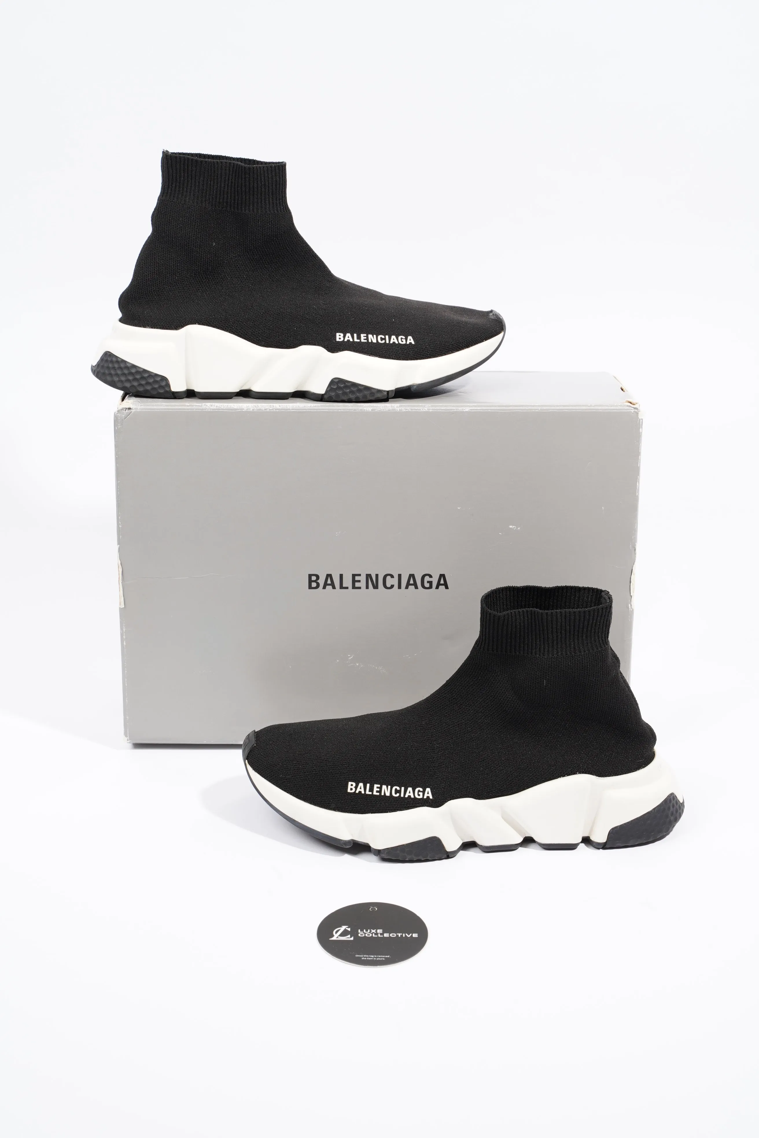 Balenciaga Speed Black / White EU 37 / UK 4