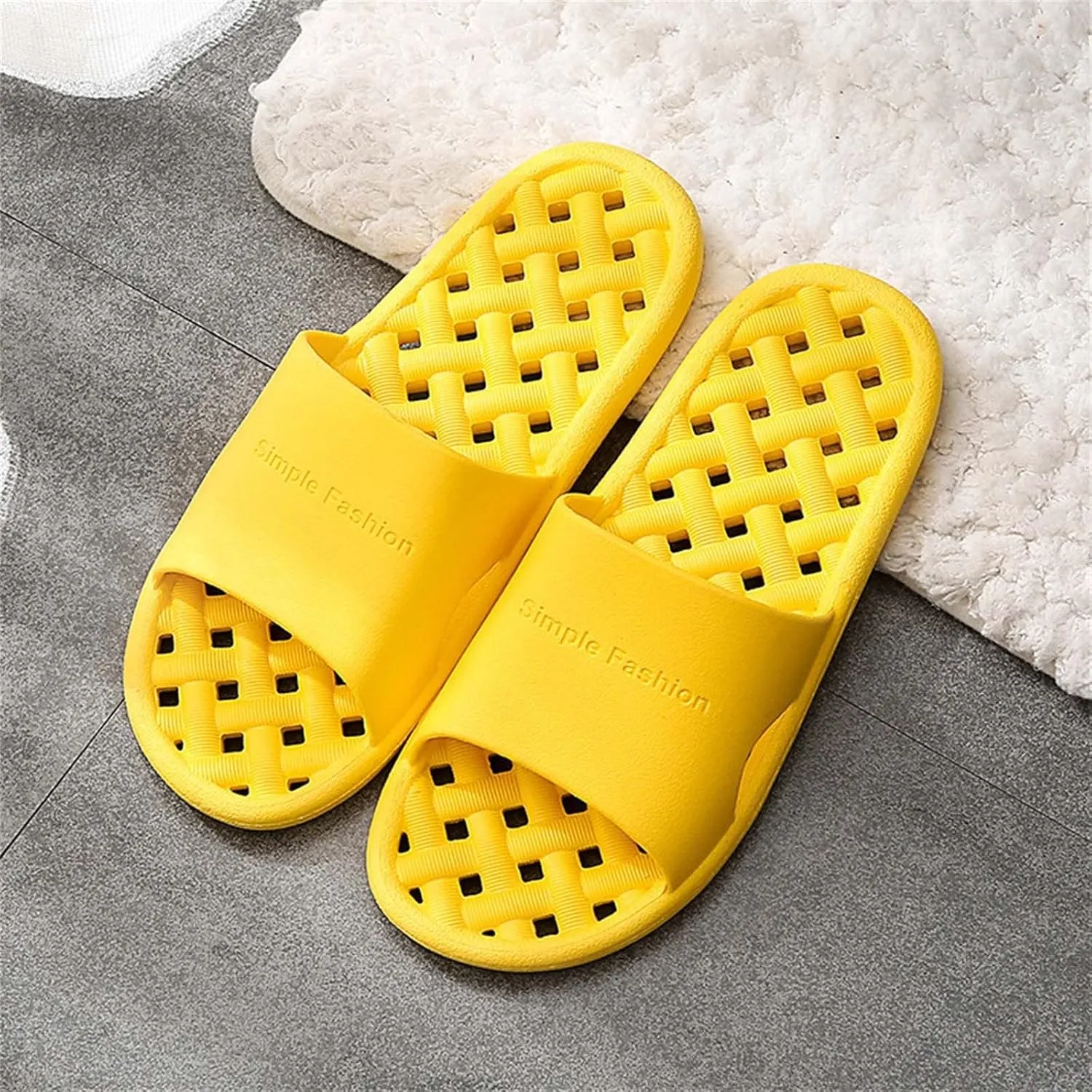 Bathroom Slippers Men Shower Shoes Women Cloud Slippers for Men Slides for Women Living Room Ultra Comfort Non Slip