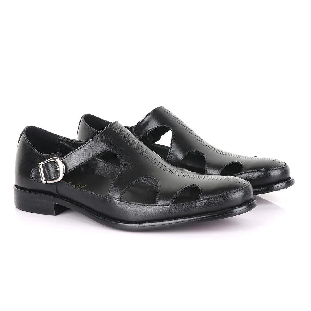 Berluti Designer Men's Shoe-Black