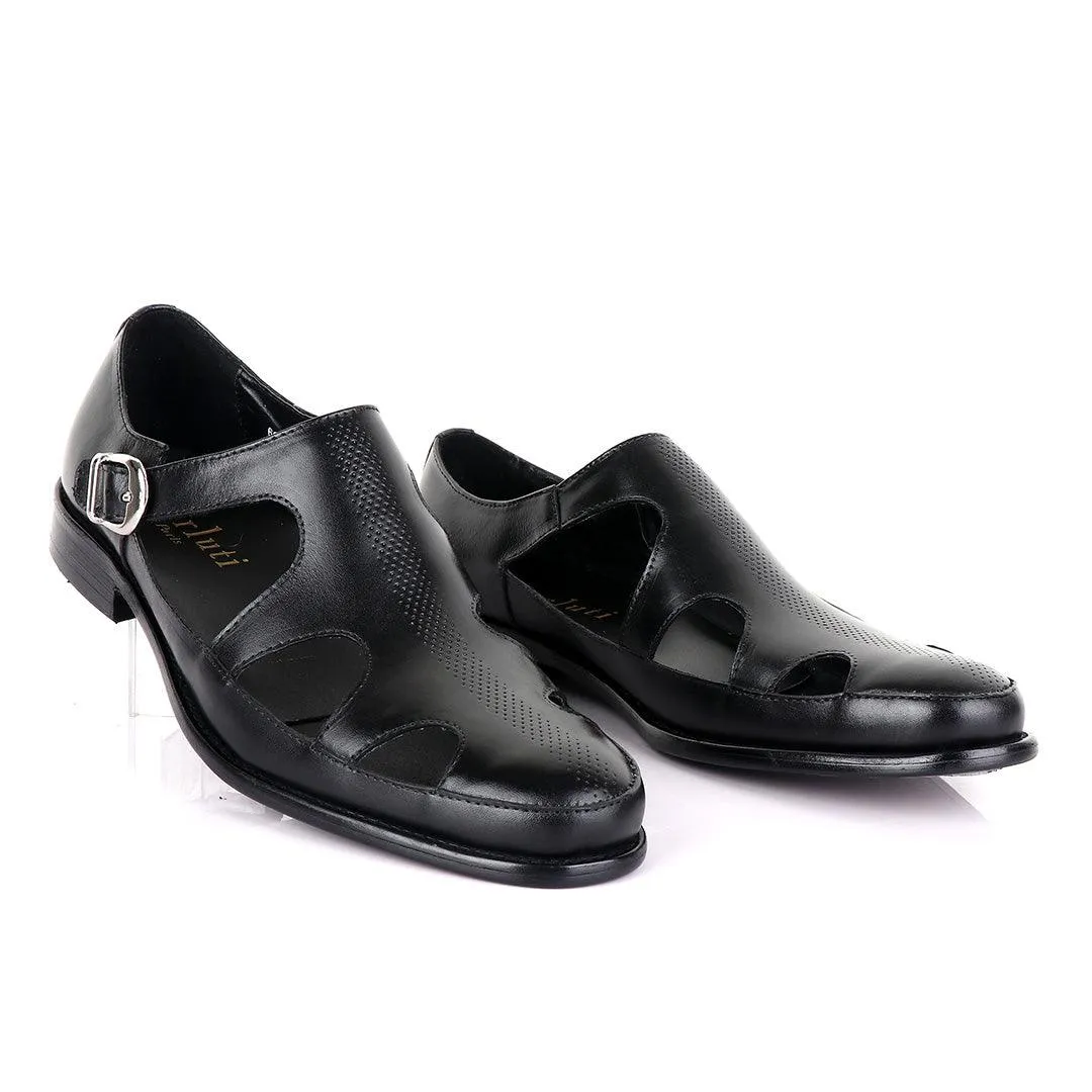 Berluti Designer Men's Shoe-Black