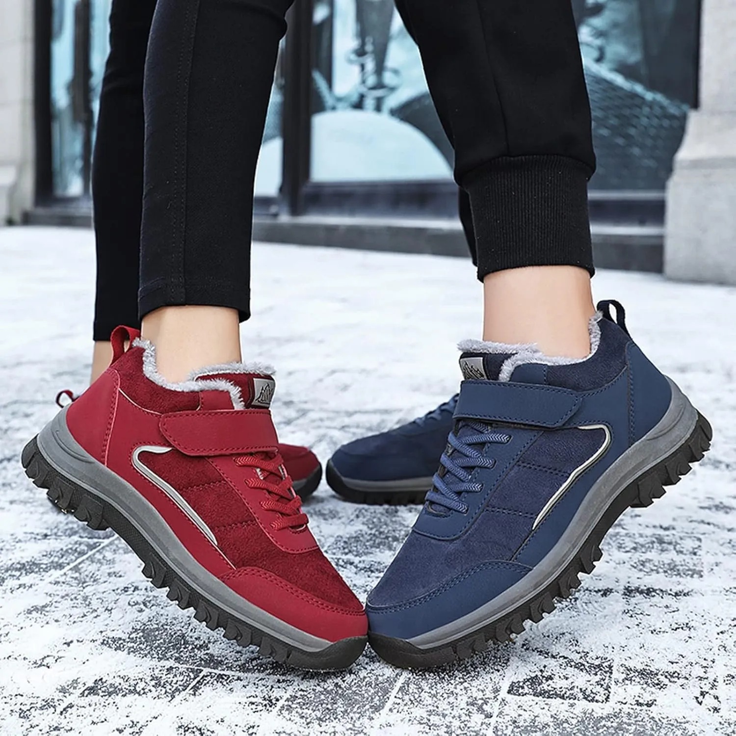 Black Winter Boots for Women Short Non Slip Winter Boots for Women Waterproof Snow Boots Winter Waterproof Slip Resistant Waterproof Work Boots for Women Winter Dress Boot for Women 2023