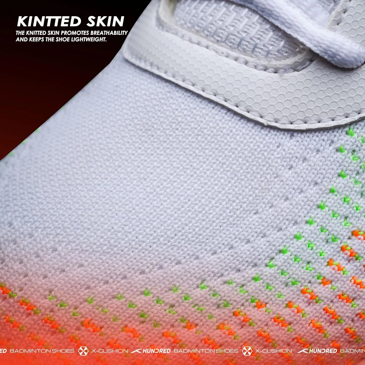 Blade Lite Non Marking Badminton Shoes | Unisex | Material: Knitted Upper & Rubber Sole | Perfect for Squash, Table Tennis, Volleyball, Basketball