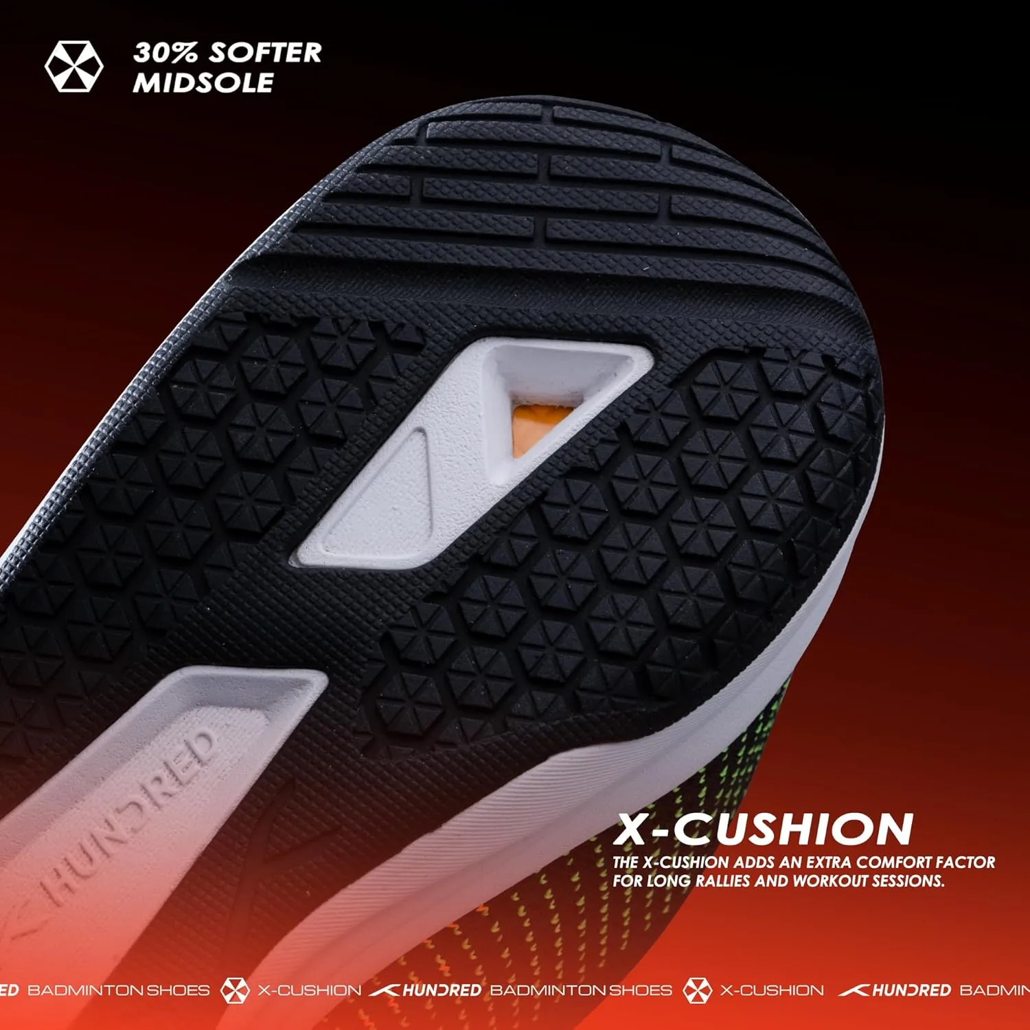 Blade Lite Non Marking Badminton Shoes | Unisex | Material: Knitted Upper & Rubber Sole | Perfect for Squash, Table Tennis, Volleyball, Basketball