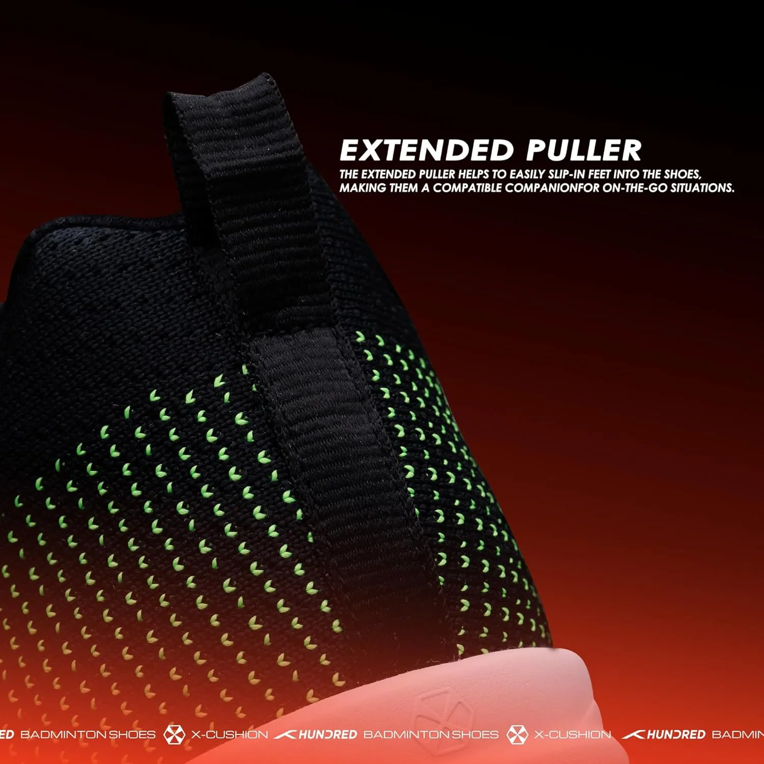 Blade Lite Non Marking Badminton Shoes | Unisex | Material: Knitted Upper & Rubber Sole | Perfect for Squash, Table Tennis, Volleyball, Basketball