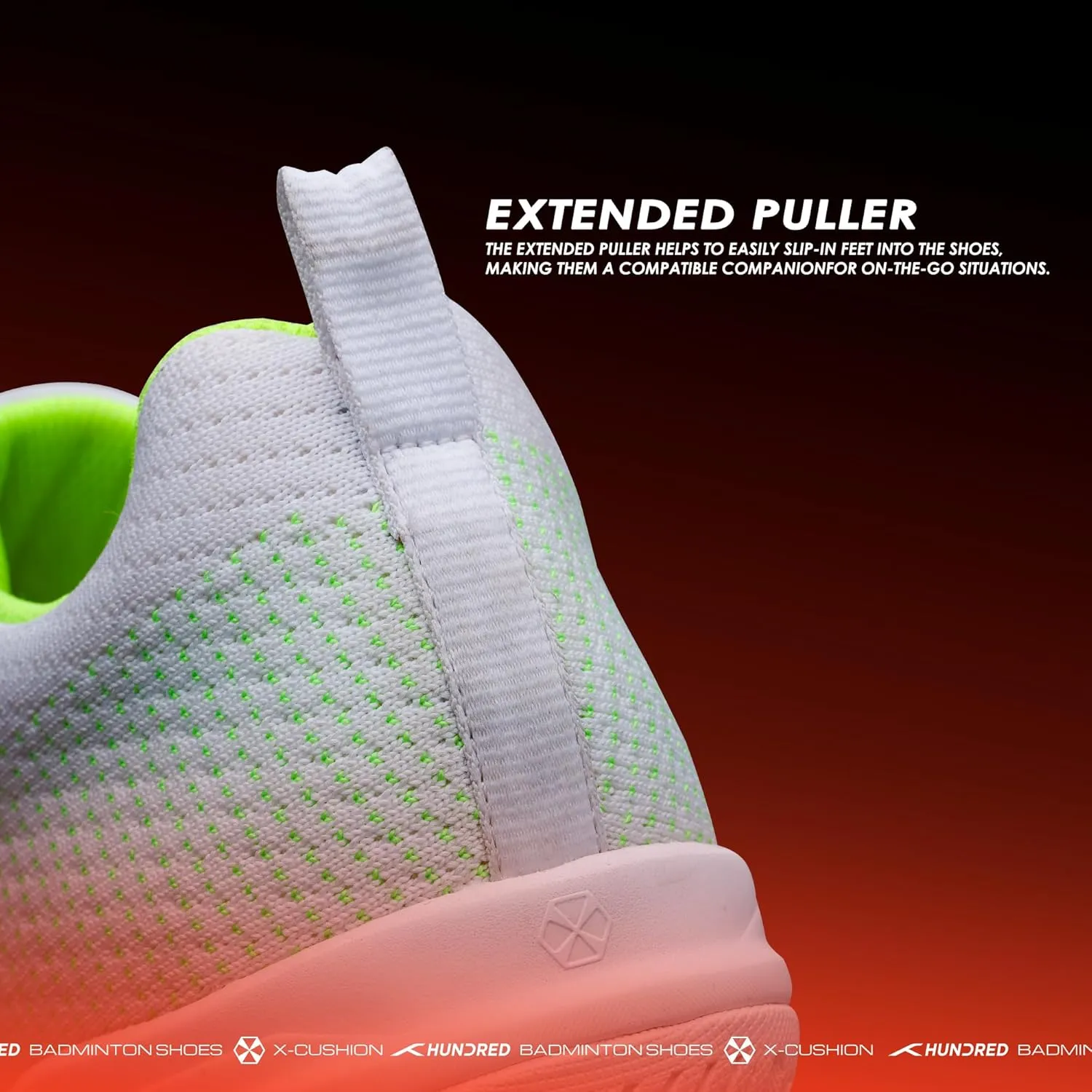 Blade Lite Non Marking Badminton Shoes | Unisex | Material: Knitted Upper & Rubber Sole | Perfect for Squash, Table Tennis, Volleyball, Basketball