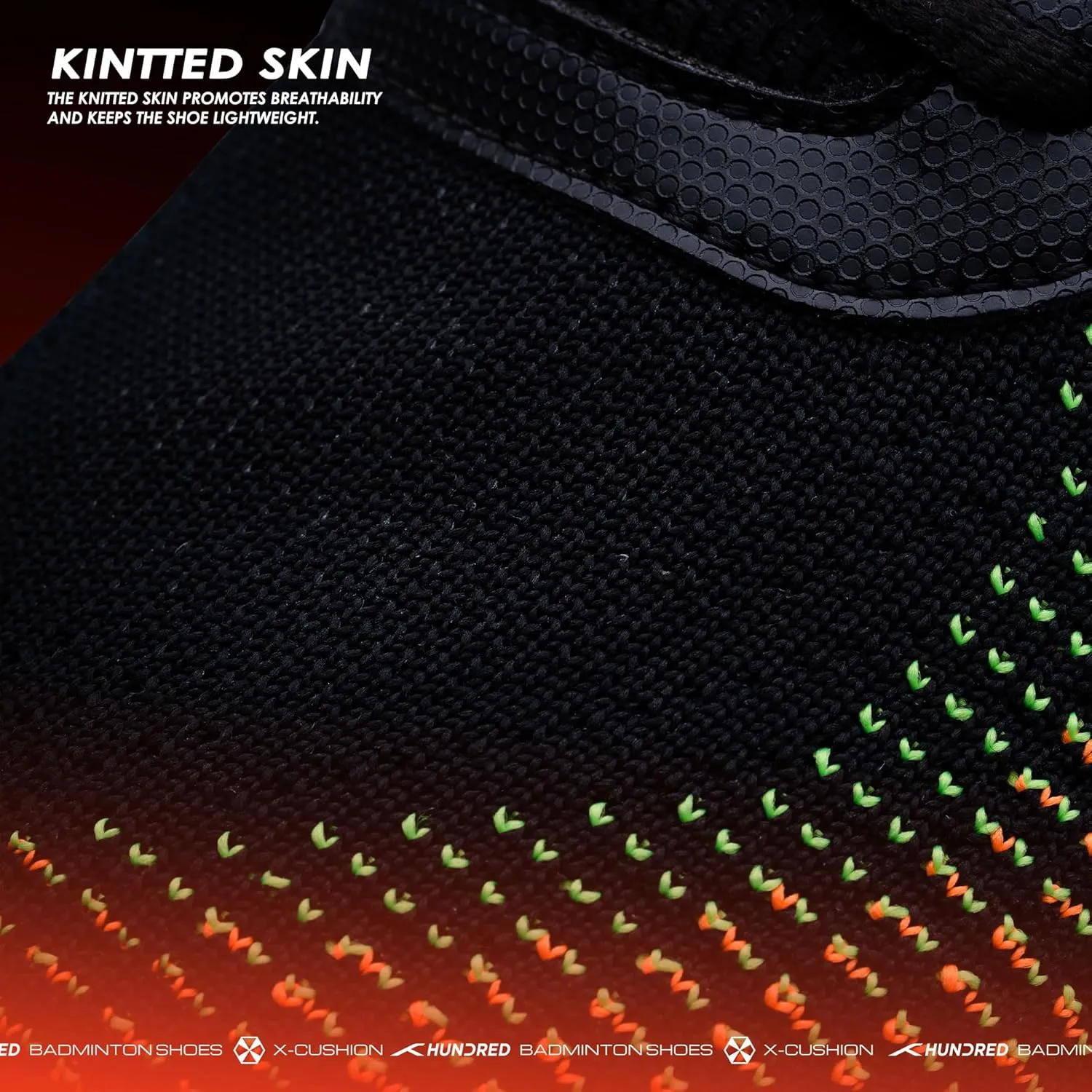 Blade Lite Non Marking Badminton Shoes | Unisex | Material: Knitted Upper & Rubber Sole | Perfect for Squash, Table Tennis, Volleyball, Basketball