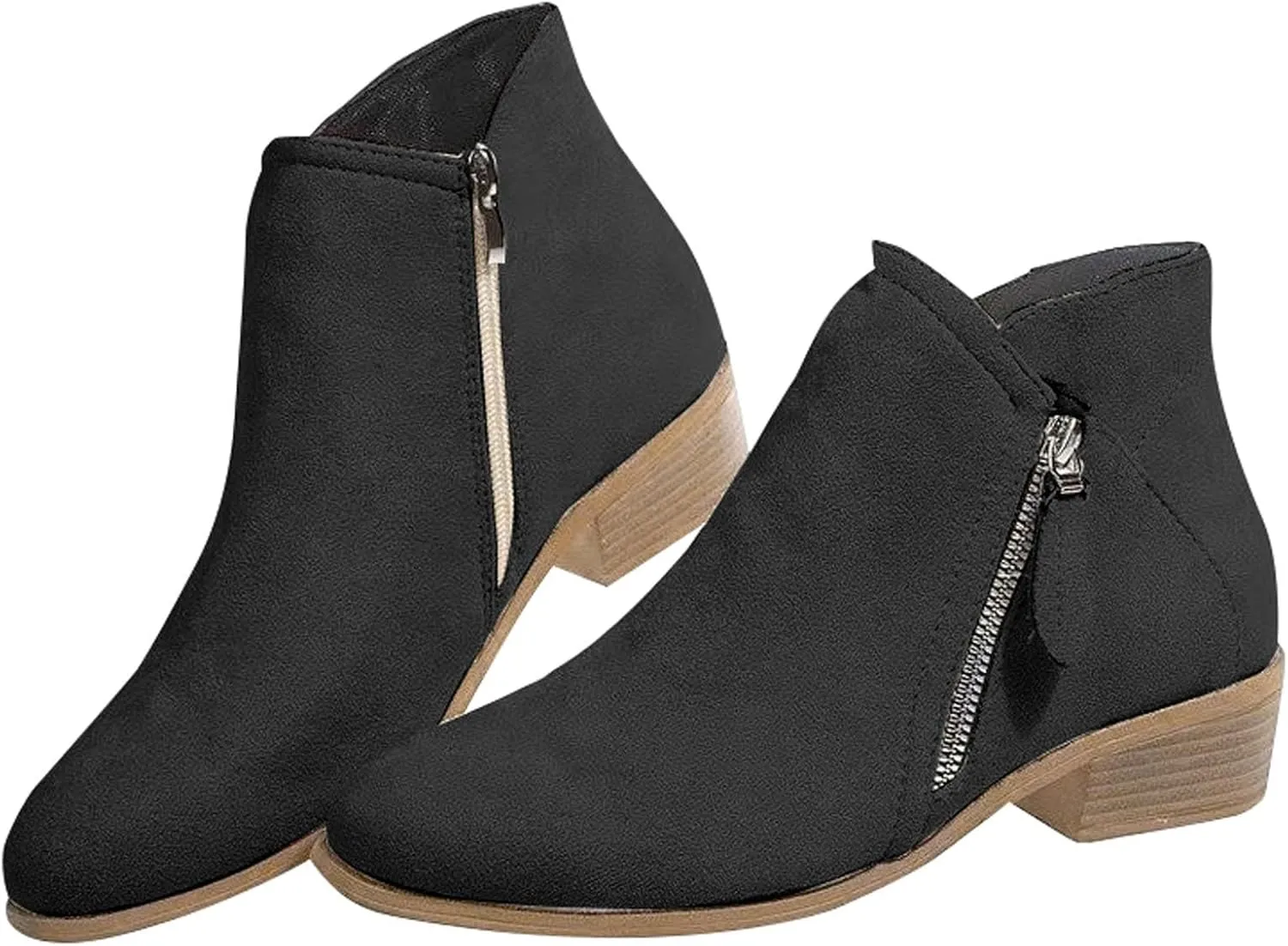 Booties for Women Low Heel Womens Platform Boots Flat Ankle Boots Winter for Women 2024 Trendy Boots for Women Ankle Booties Sexy High Heels without Lace Lace Up Ankle Boots for Women Low Heel