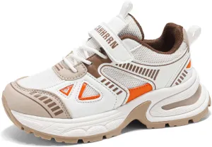 Boys Girls Fashion Sneakers Comfortable Breathable Casual Walking Shoes Non-slip Basketball Shoes Children Outdoor Running Badminton Training Shoes
