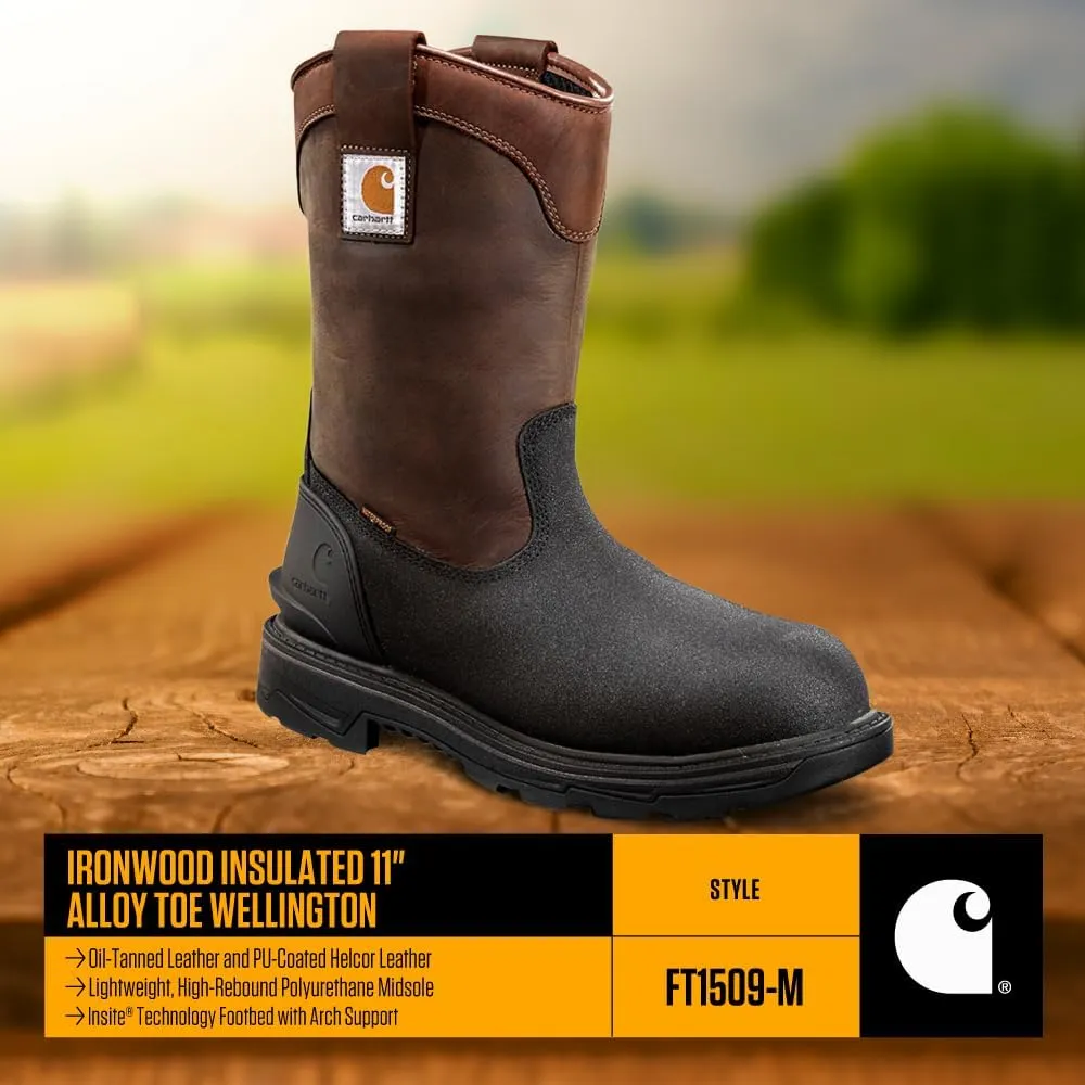 Carhartt Men's 11 Wellington SQ Toe BN Work Boot