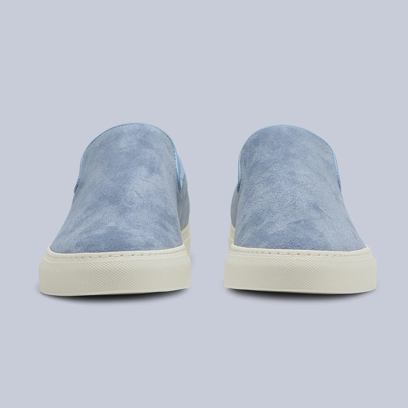 Carolina Blue Suede Jetty Slip-on Sneakers