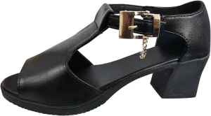Cathalem Orthopedic Sandals for Women Women's Summer Diamond Fish Mouth Buckle Thick Heel Shoes Casual Sandals Platforms Wedge Sandals