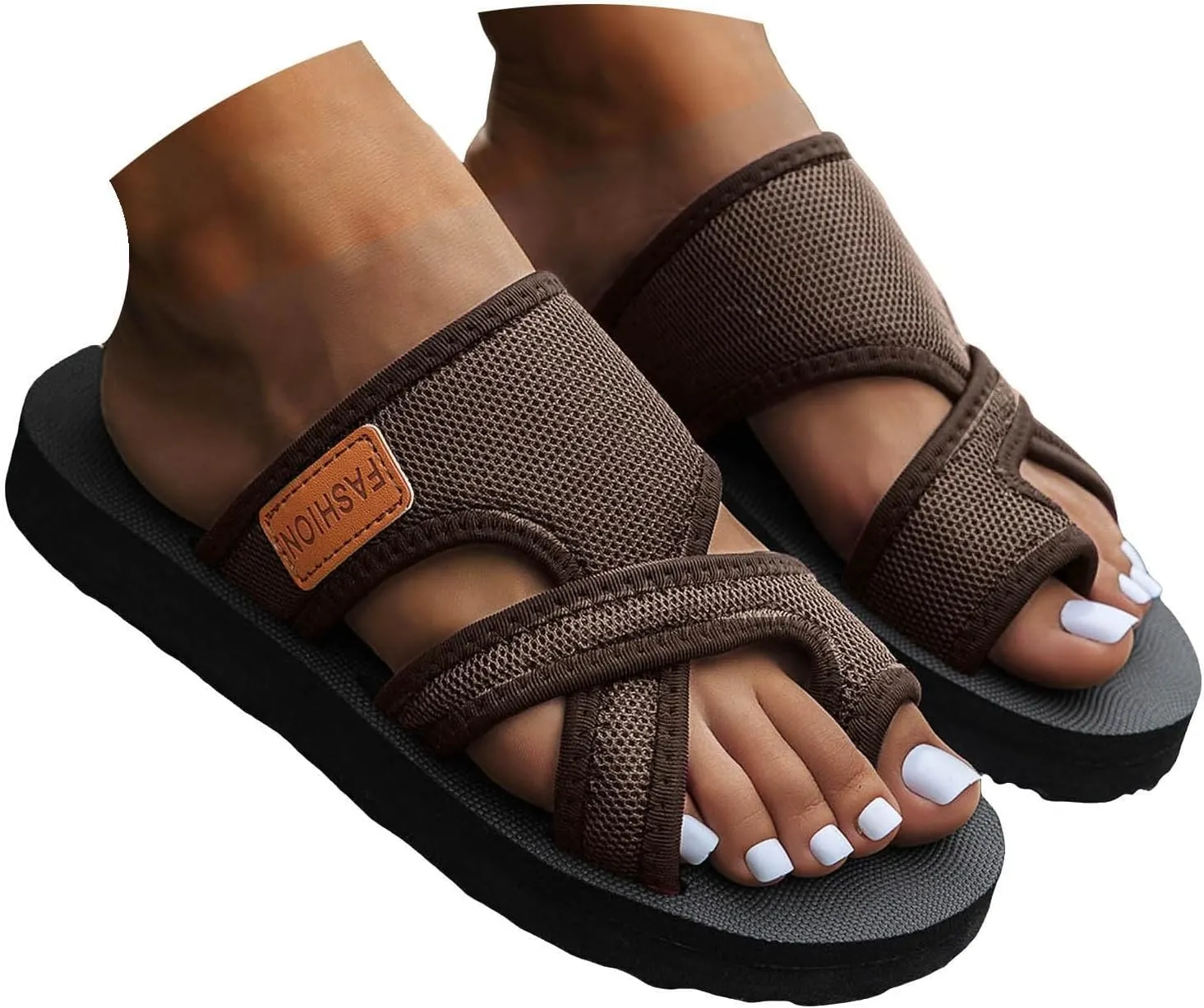 Cathalem Orthopedic Slides for Women Arch Support 2024women's Hollow Mesh Slide Sandals, Hollow Mesh Slide Sandals