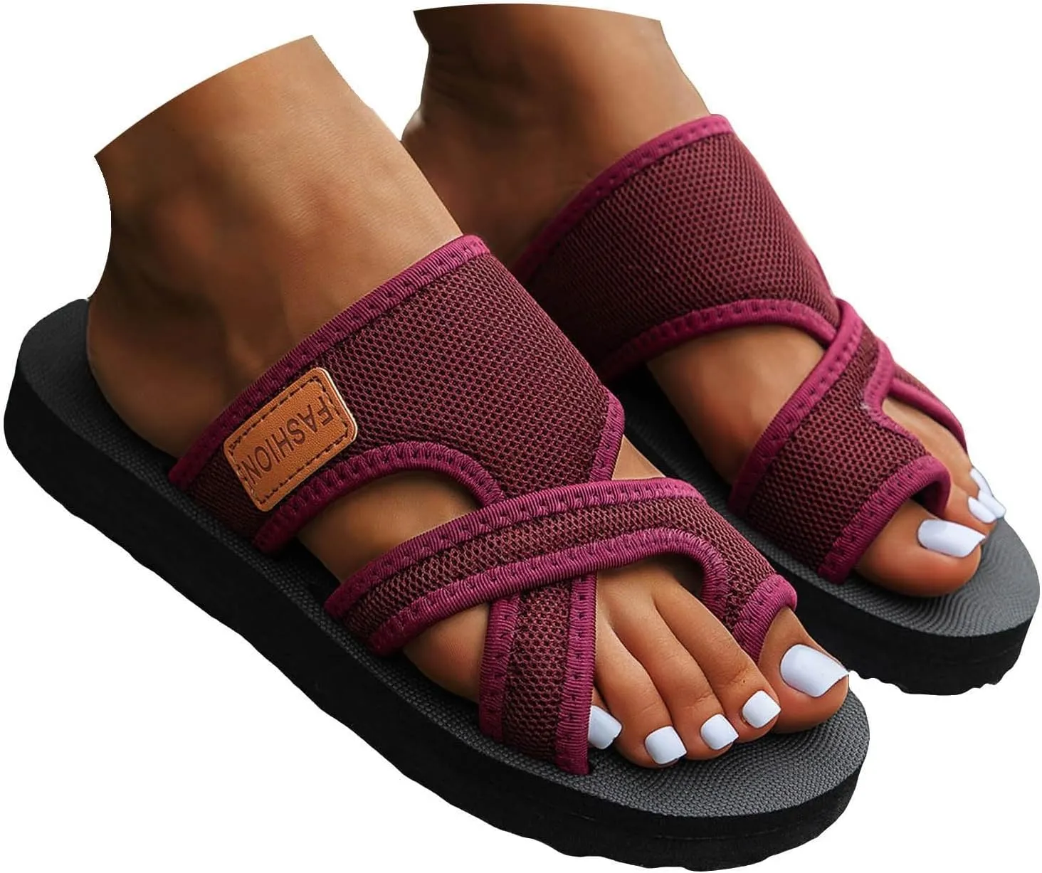 Cathalem Orthopedic Slides for Women Arch Support 2024women's Hollow Mesh Slide Sandals, Hollow Mesh Slide Sandals