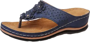 Cathalem Summer Sandals for Women 2024 Arch Support Sandals Casual Orthotic Sandals Comfortable Walking Sandals Thong Sandals