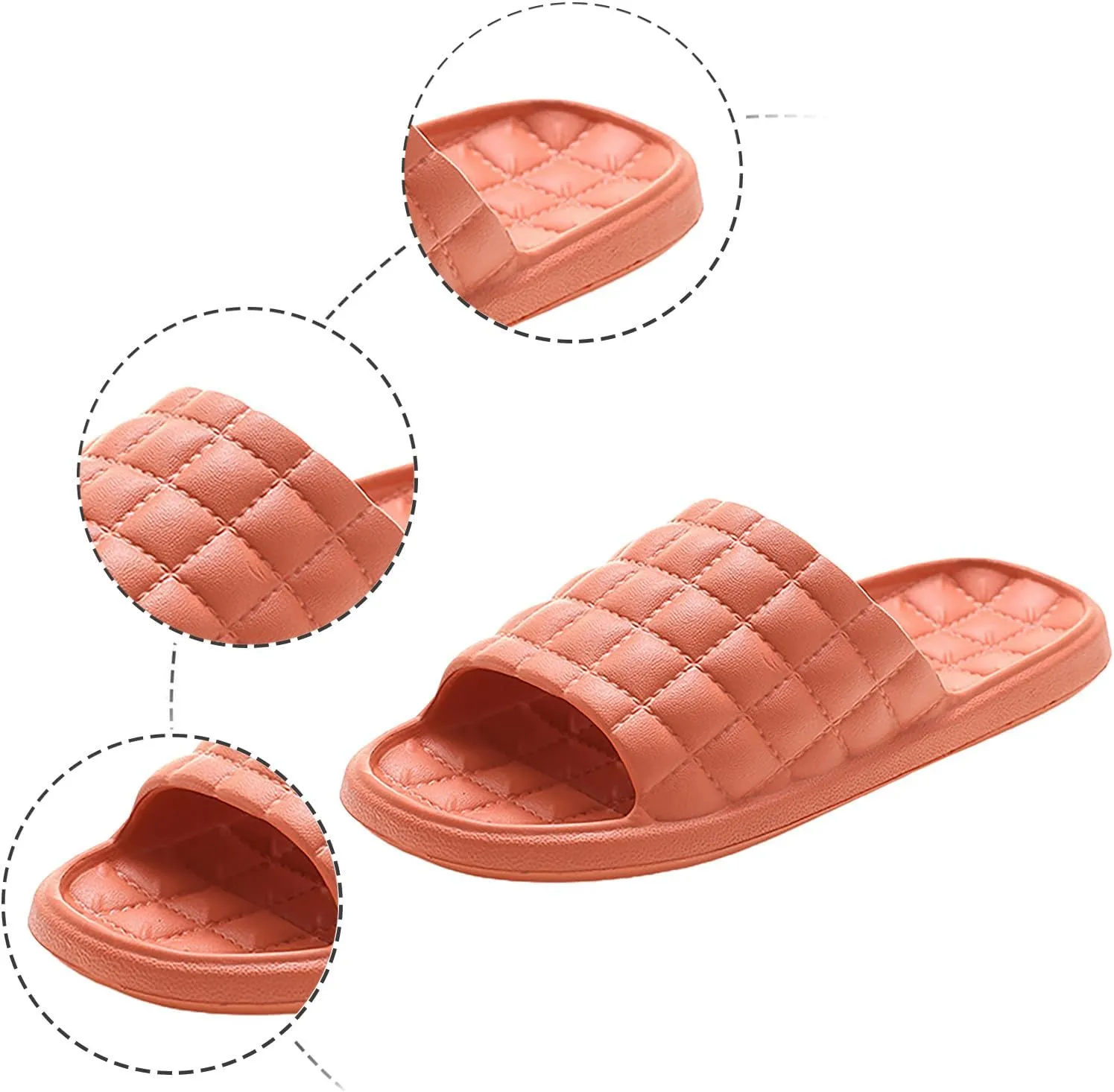 Cloud Slides Shower Shoes with Drainage Holes House Slippers Eva Anti-Slip Indoor & Outdoor Kids Slippers
