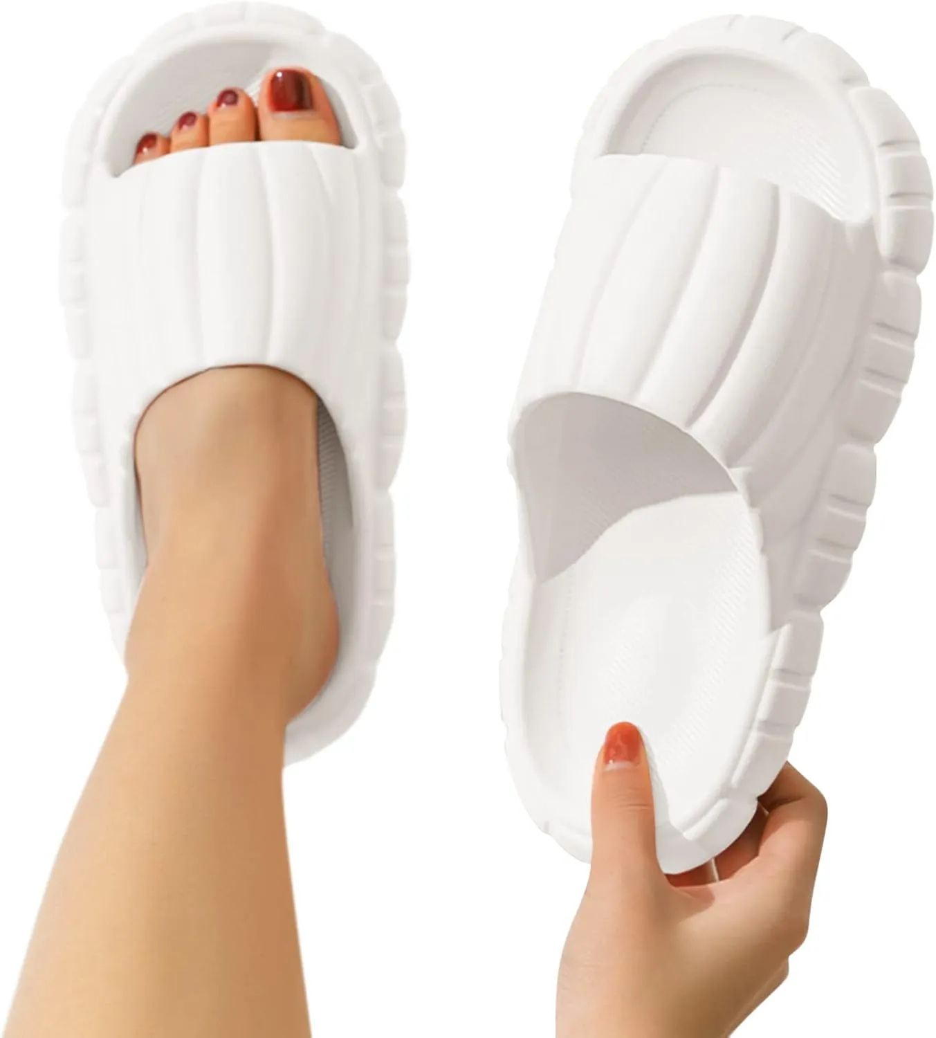 Cloud Slippers for Men Womens Slides Slides for Men Women Spa Living Room Non Slip Slippers