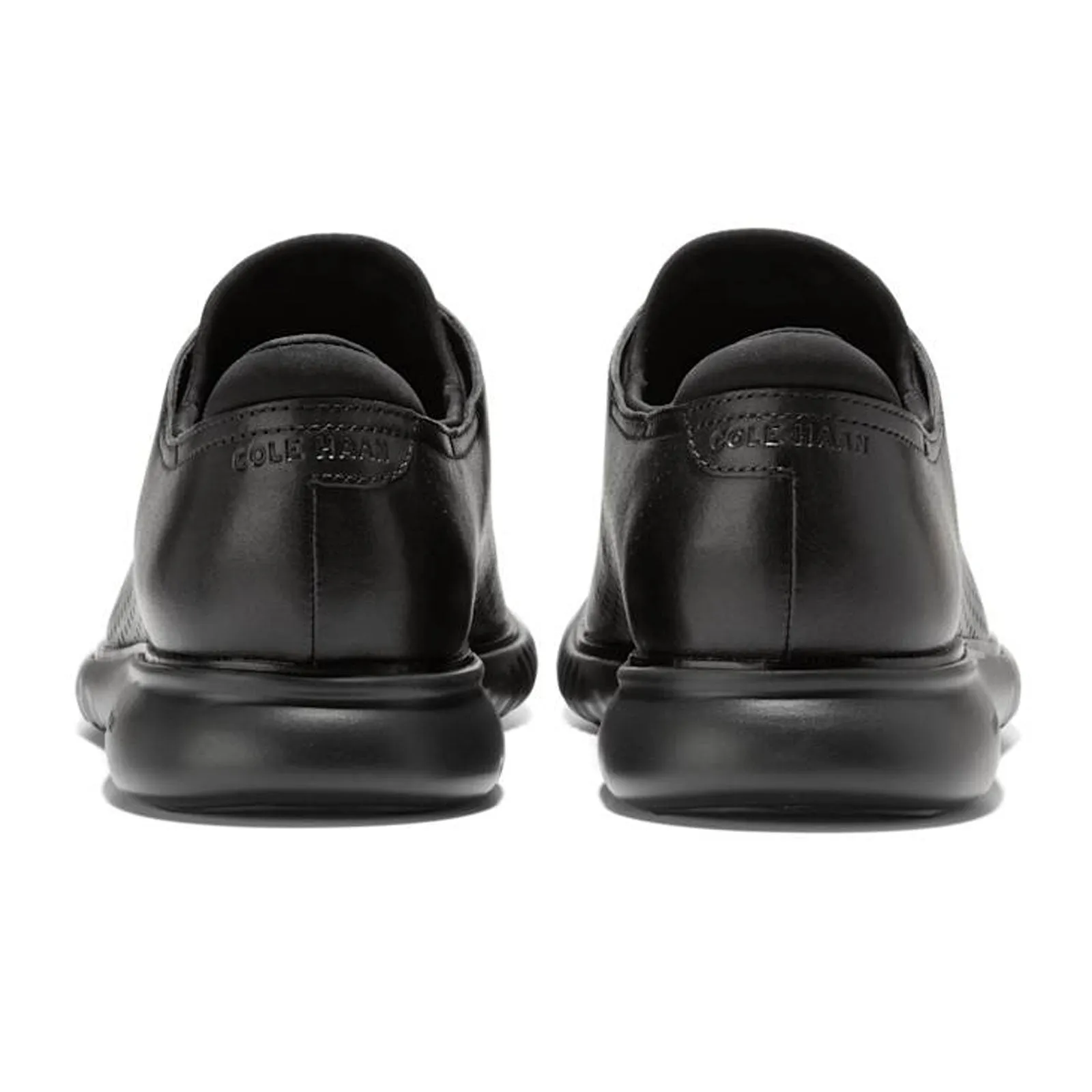 Cole Haan Zerogrand Laser Lined Wingtip Oxford (Men) - Black Leather/Black