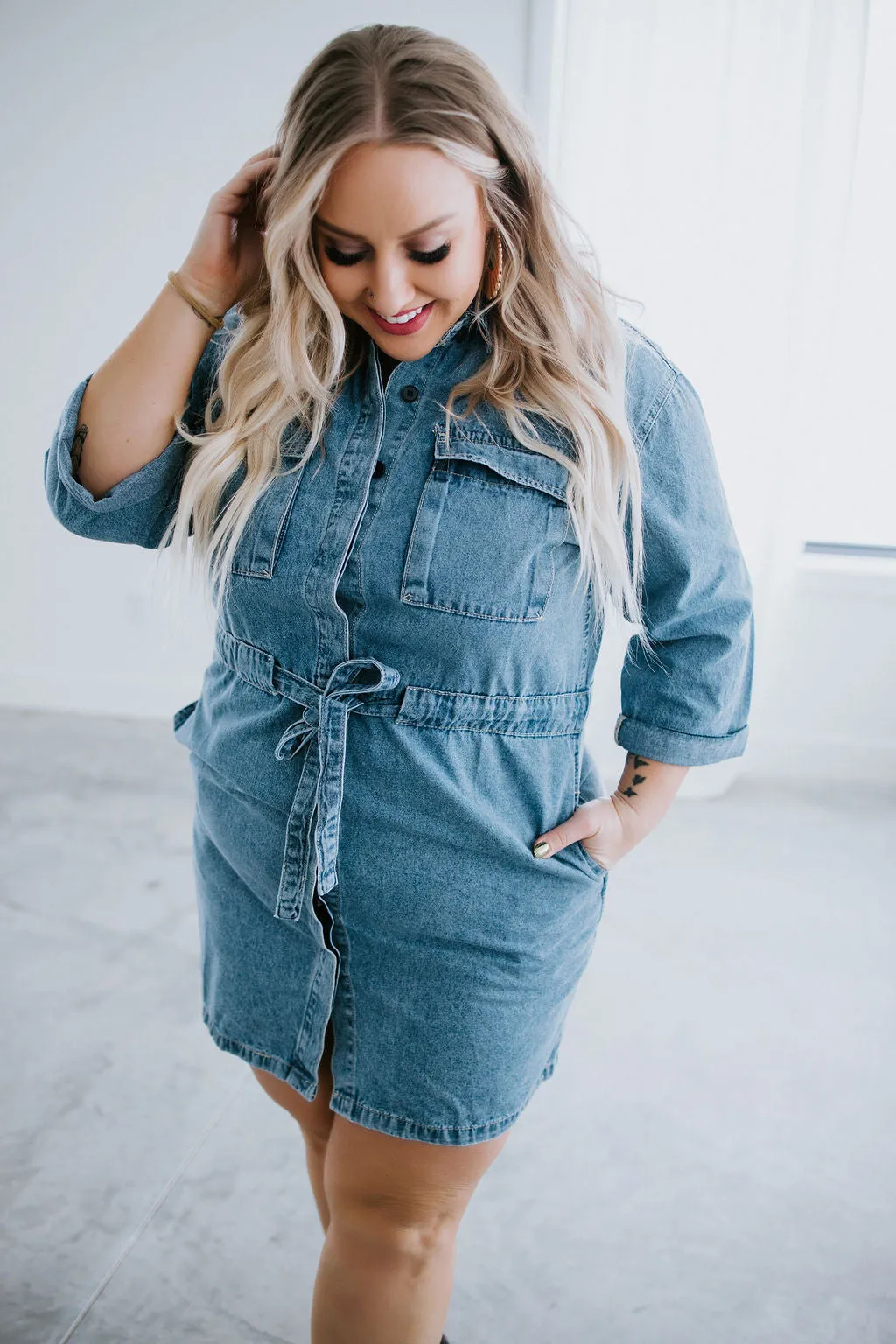 Darling in Denim Dress