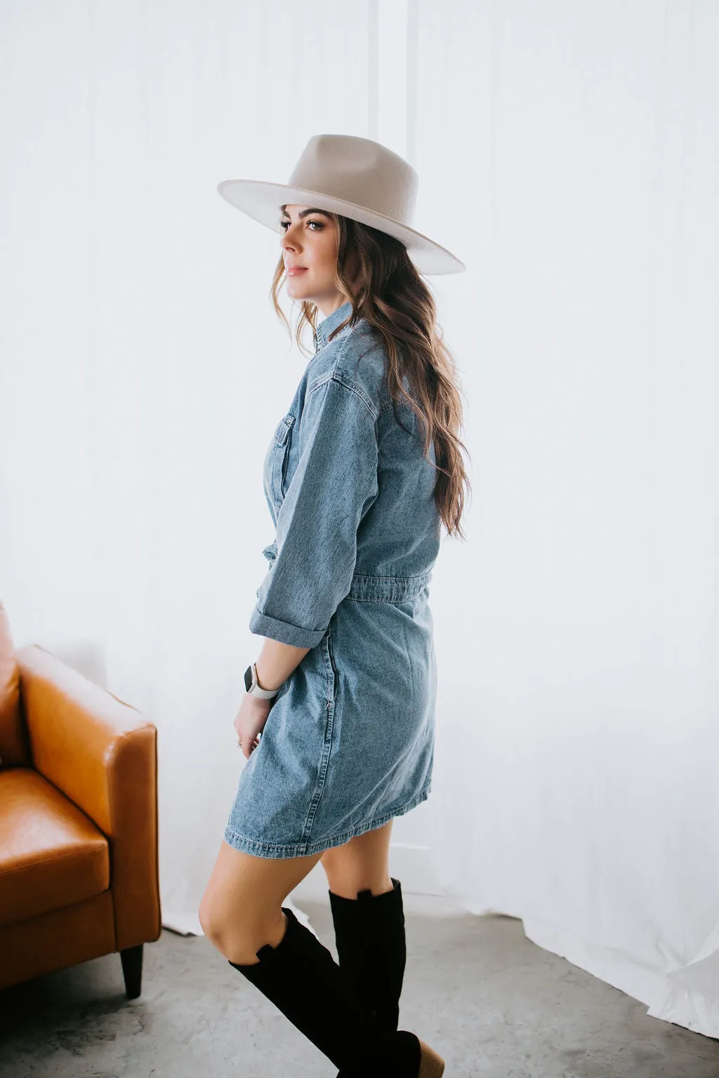 Darling in Denim Dress