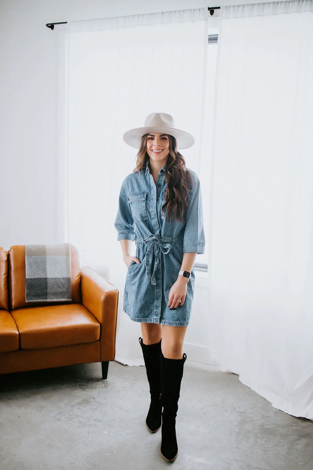 Darling in Denim Dress