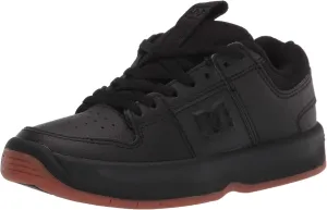 DC Boys' Lynx Zero Skate Shoe, Black/Gum, 11 M US