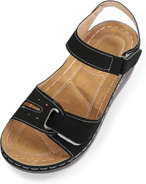 Elegant Dress Shoes For Women With Non Slip Summer Beach Wide Width Open Toe Wedges Womens Wide Sandals