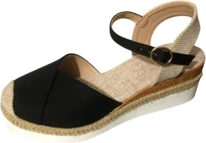 Espadrille Sandals Women Dressy Summer Platform Sandals Summer Beach Sandals Open Toe Wide Width Orthopedic Sandals