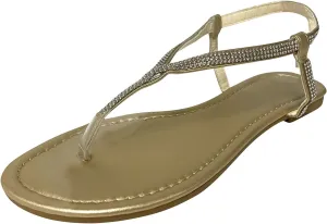 Flats Sandals for Women Orthopedic Bohemian Fashion Breathable Summer Rhinestone Memory Foam Platform Shoes