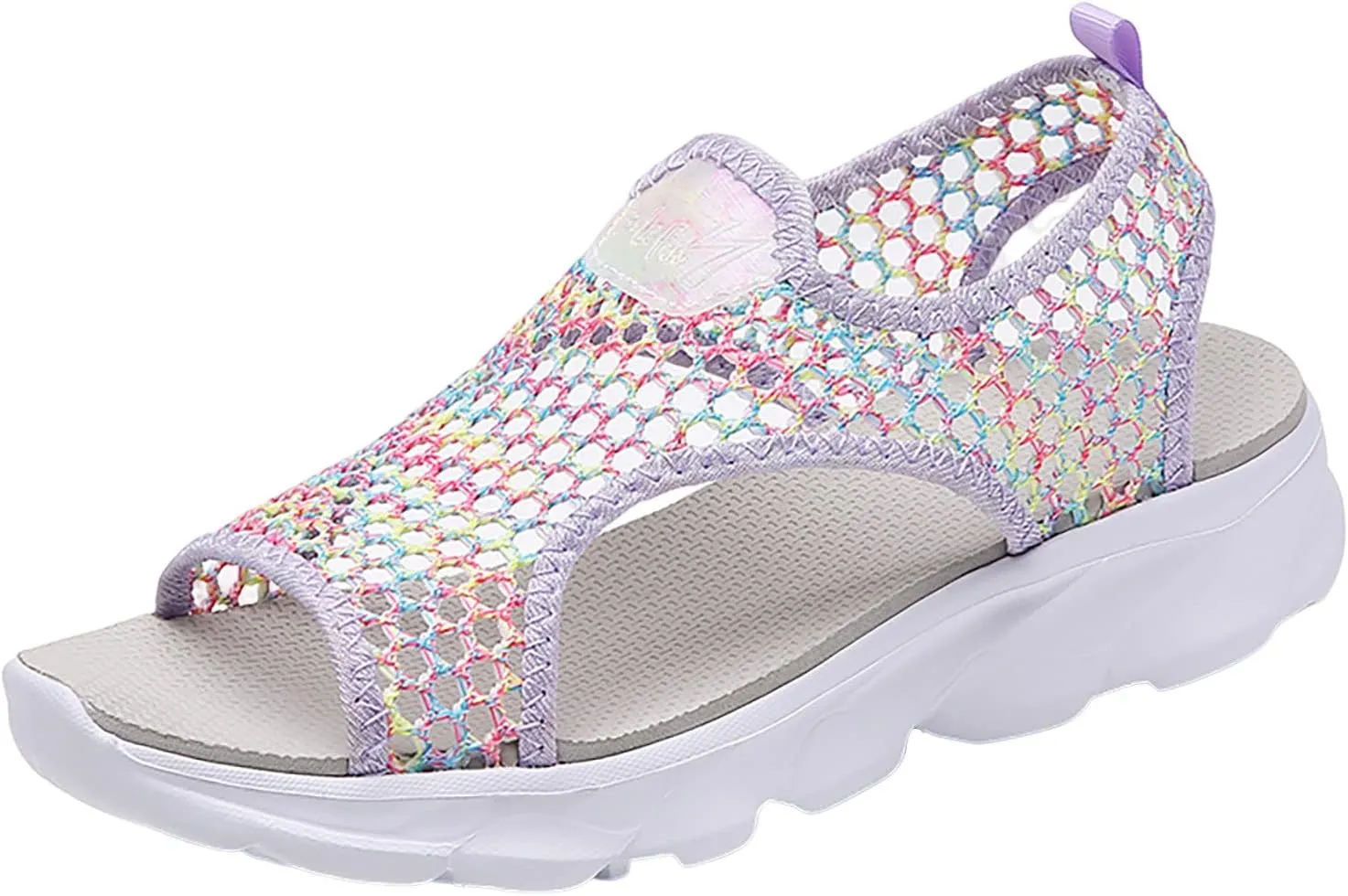 Flats Sandals for Women Orthopedic Breathable Hollow Mesh Slide Shoes 2025 Summer Walking Thong Sandals