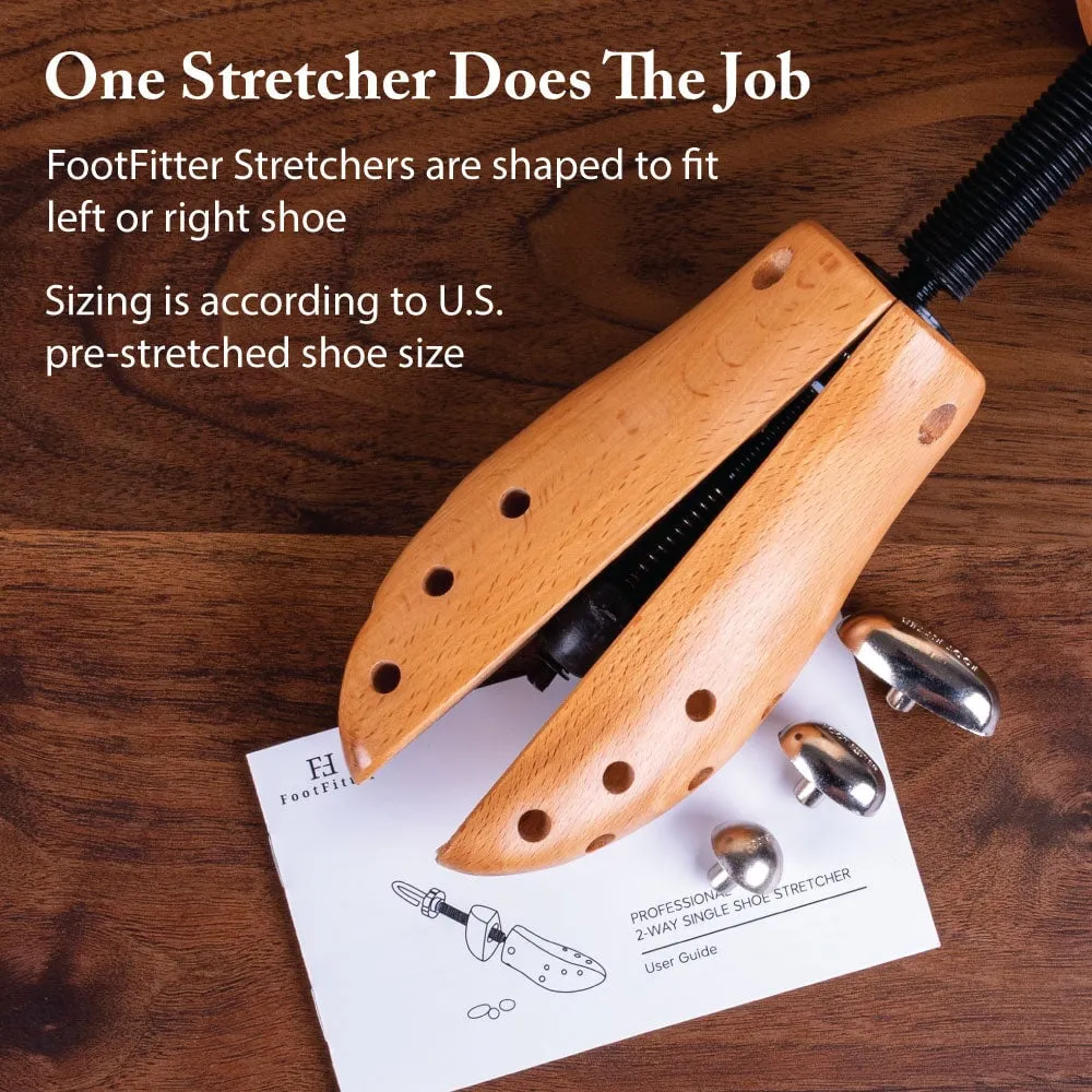 FootFitter Professional 2-Way Single Shoe Stretcher - PS11/PS21